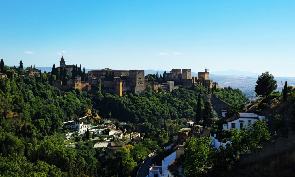 Vistas desde el mirador de las Cuevas del Sacromonte