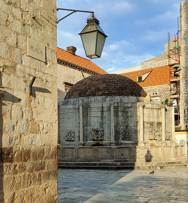 Fuente de Onofrio. La fuente más bonita que ver en Dubrovnik