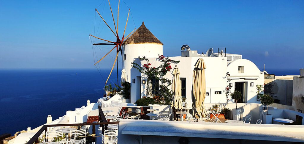 Dónde alojarse en Santorini: Oia