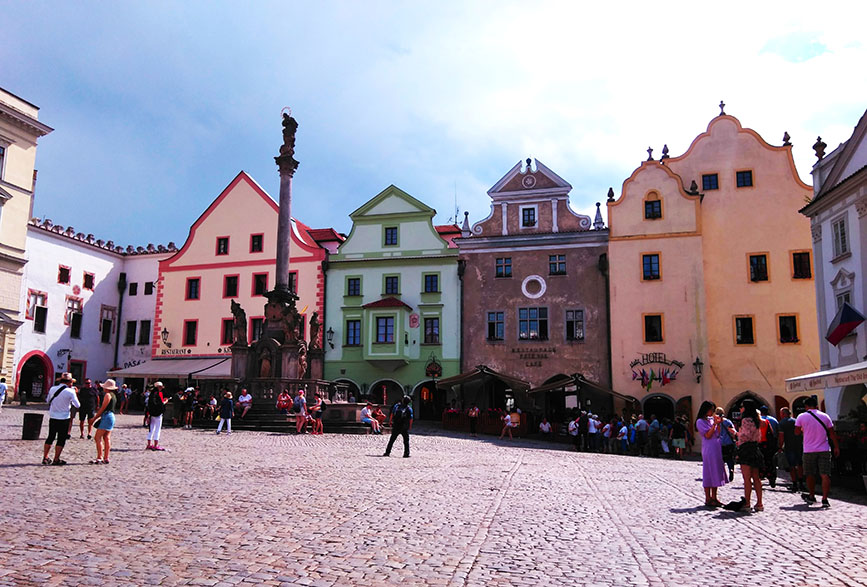 Qué ver en Český Krumlov: Náměstí Svornosti