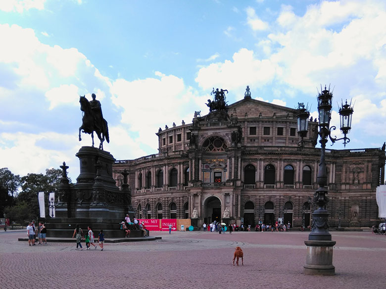 Semperoper. Uno de los lugares que ver en Dresde