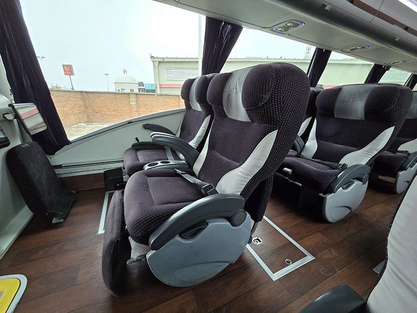 Cómo moverse por México - Interior de los autobuses ETN