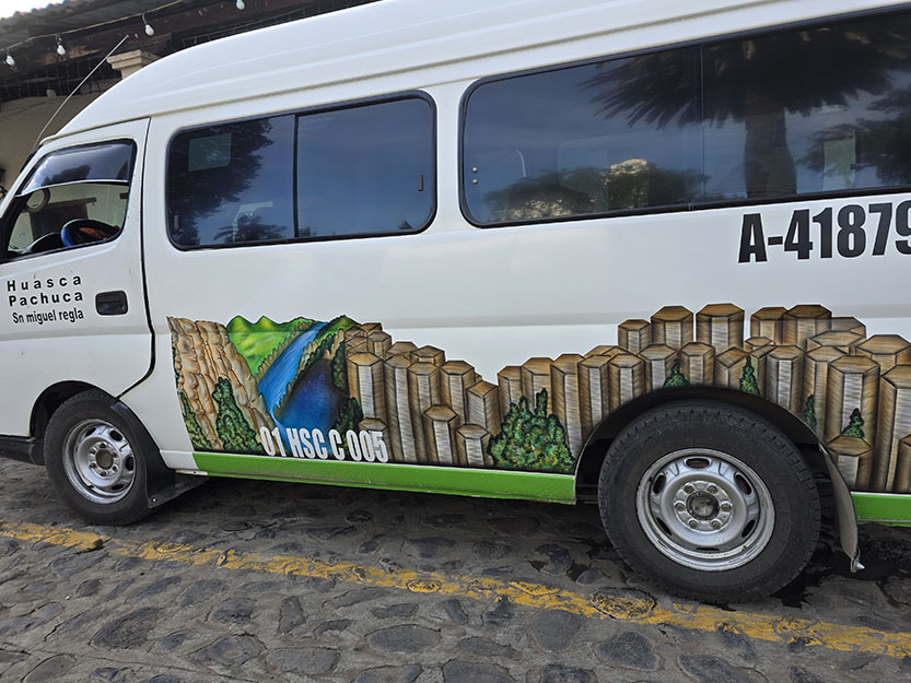 Combi para viajar a Huasca de Ocampo - Cómo moverse por México