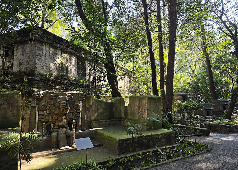 Zona exterior del Sector Maya del Museo de Antropología - Qué ver en Ciudad de México