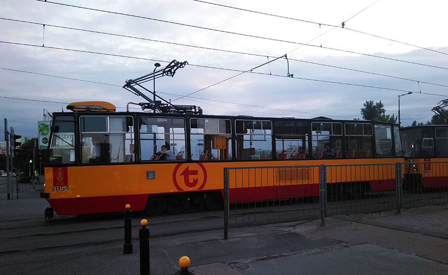 Tranvía en Varsovia - Guía de Varsovia para viajar por libre