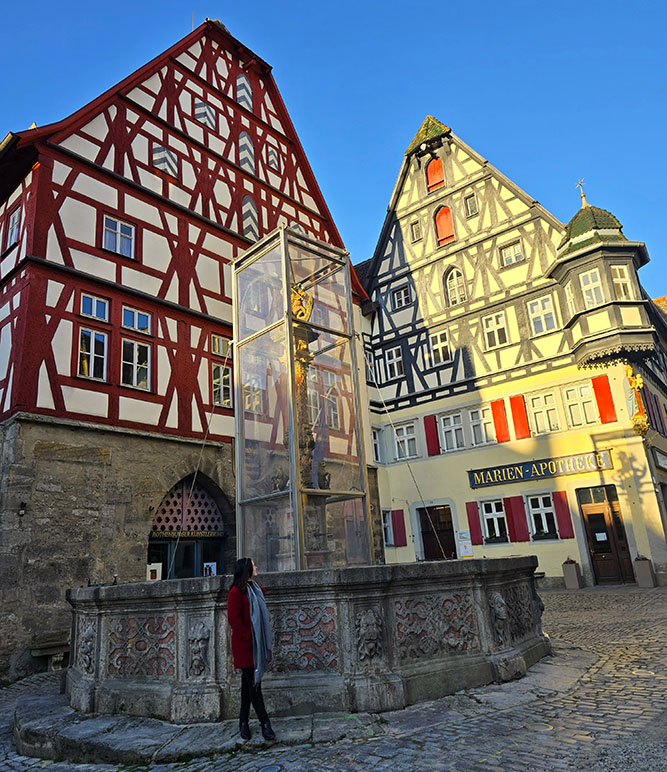 Ruta Romántica - Casas de entramado de madera en Rothenbrug ob der Tauber