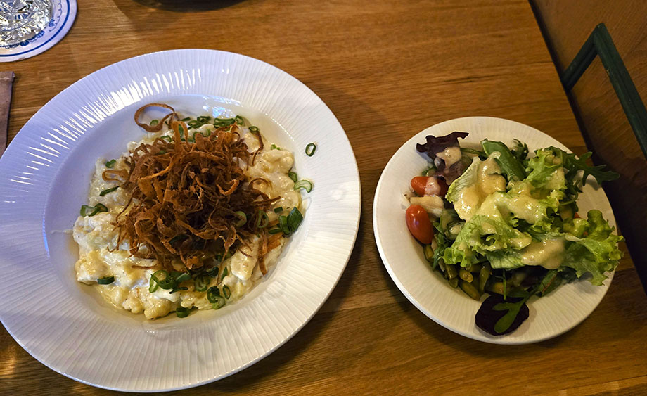 Käsespätzle - Dónde comer en Rothenburg ob der Tauber
