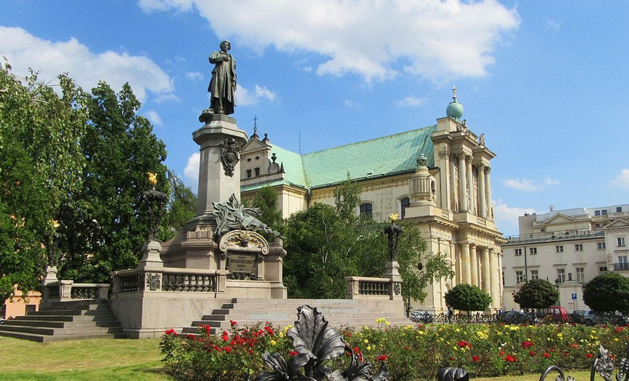 Iglesia Carmelita de Varsovia en la Ruta Real - Qué ver en Varsovia en dos días