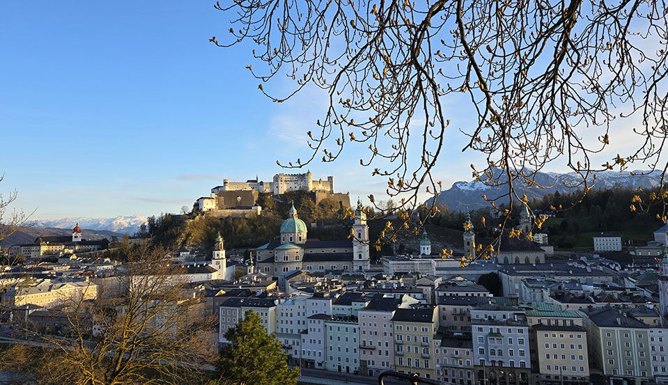 Vista de la ciudad de Salzburgo, una de las mejores excursiones desde Viena