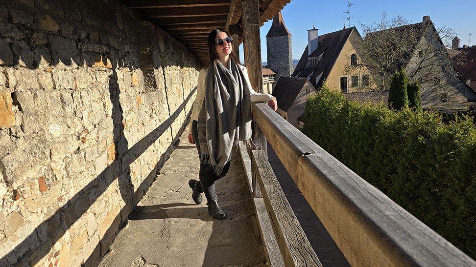 En las murallas de Rothenburg - qué ver en Rothenburg ob der Tauber