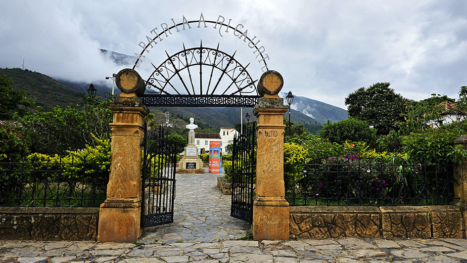 Entrada al Parque Antonio Ricaurte - Qué ver en Villa de Leyva