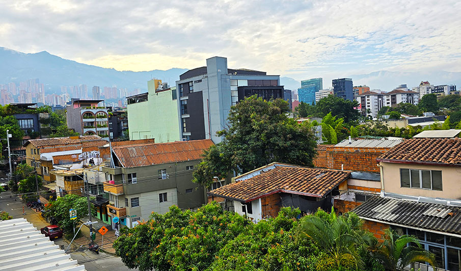 Vistas desde el Poblado Guest House - Dónde alojarse en Medellín