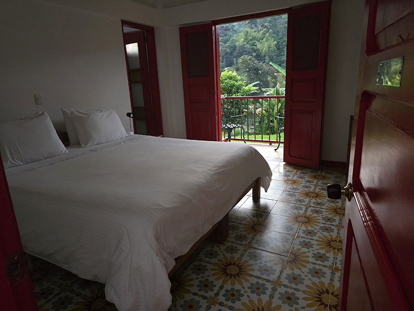 Habitación del Coffee Lodge - Hacienda Venecia - visitar una hacienda cafetera en el Eje Cafetero