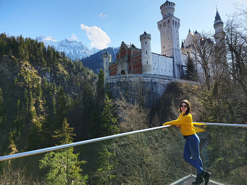 Frente al Castillo de Neuschwanstein - Múnich en 3 o 4 días