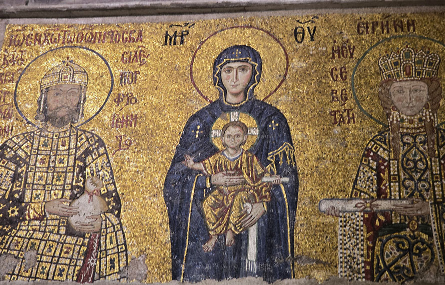 Mosaicos bizantinos - Visitar Santa Sofía