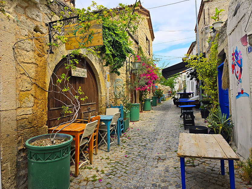 Calles de Alaçati - Ruta por Turquía en 21 días