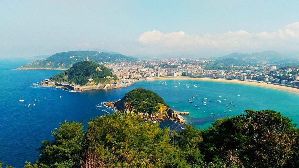Vistas desde el Monte Igueldo, una de las mejores cosas que ver en San Sebastián