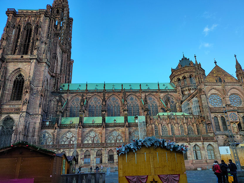 Lateral de la Catedral de Notre-Damme - Qué ver en Estrasburgo