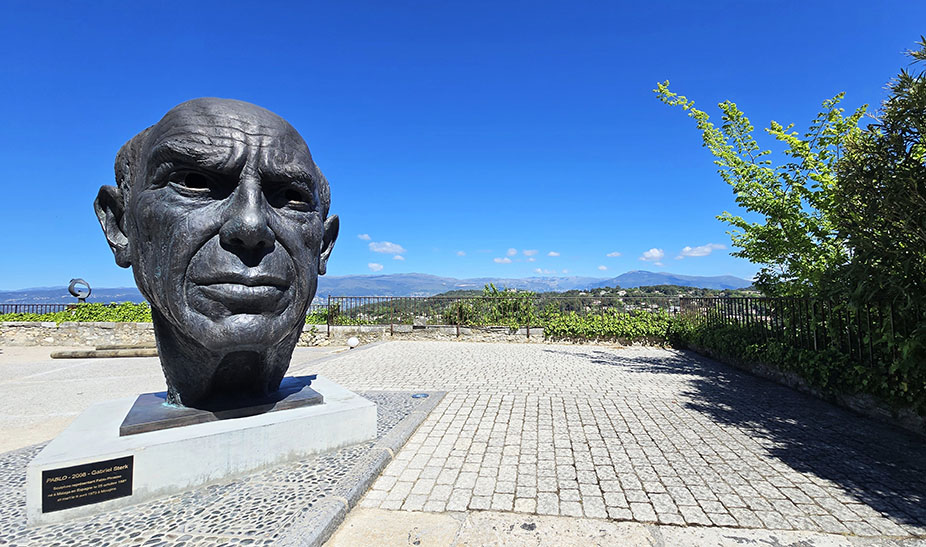 Cabeza de Pablo Picasso, un imprescindible que ver en Mougins