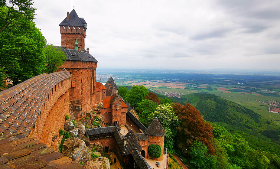 Vistas desde el Castillo de Haut Koenigsbourg - Ruta por Alsacia en 4 días