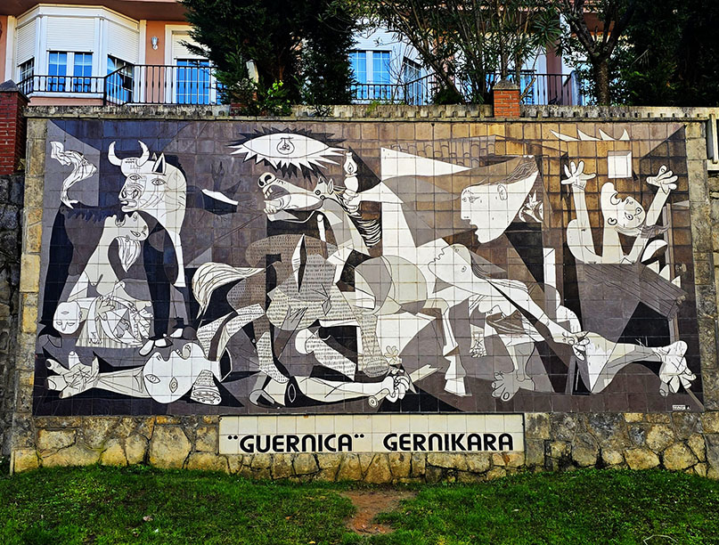 Qué ver en Gernika: Mural de Guernica de Picasso