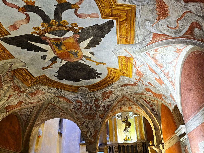 Frescos en el techo de un palacio - Qué ver en Niza
