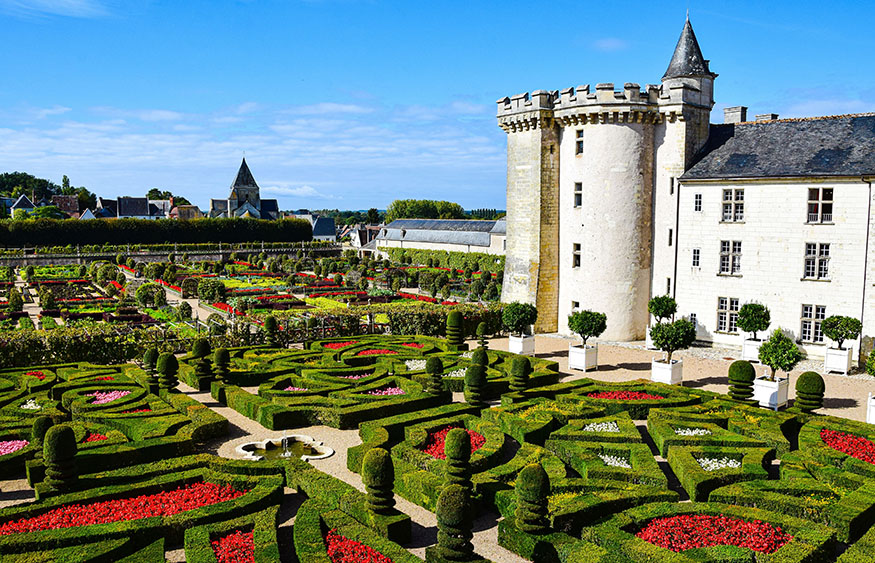 Jardines y castillo de Villandry