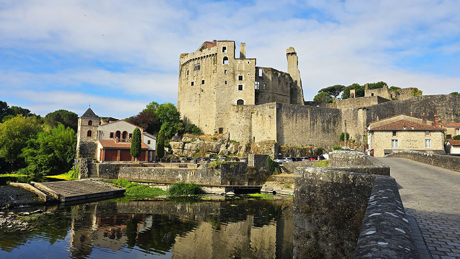 Castillo de Clisson desde el Puente de la Villa, unas magníficas vistas que ver en Clisson