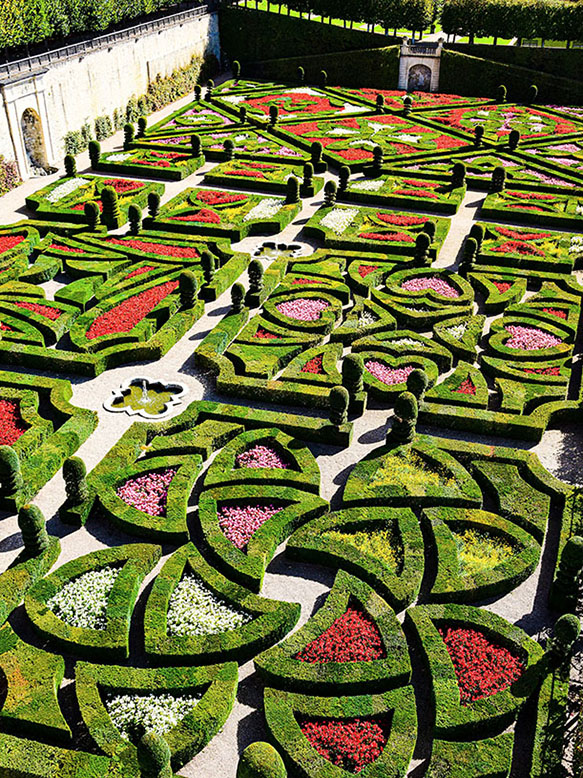 Jardines de Villandry - ruta por el Valle del Loira