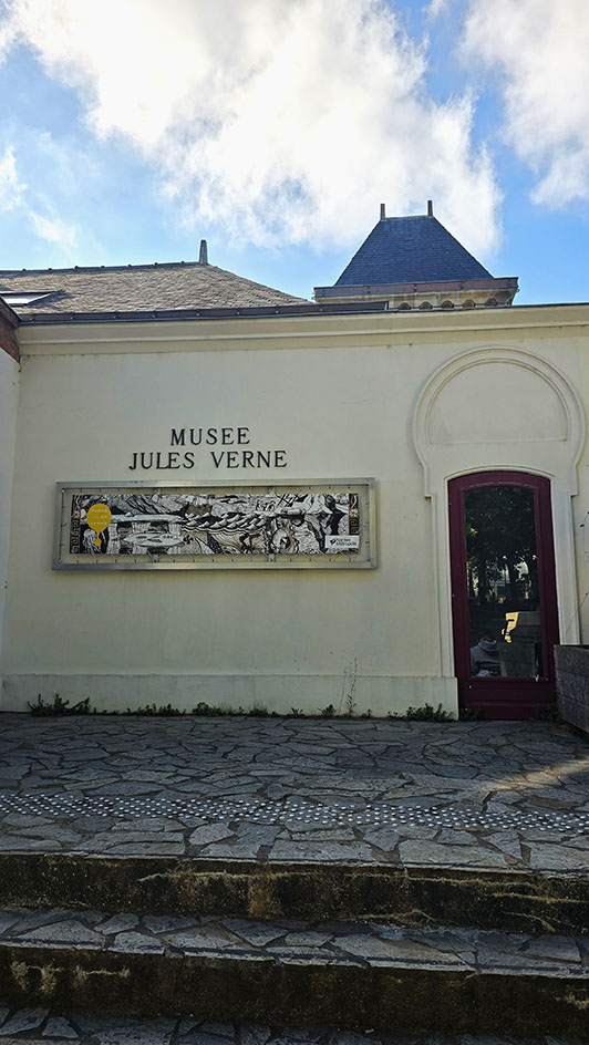 Fachada del Museo Julio Verne en Nantes