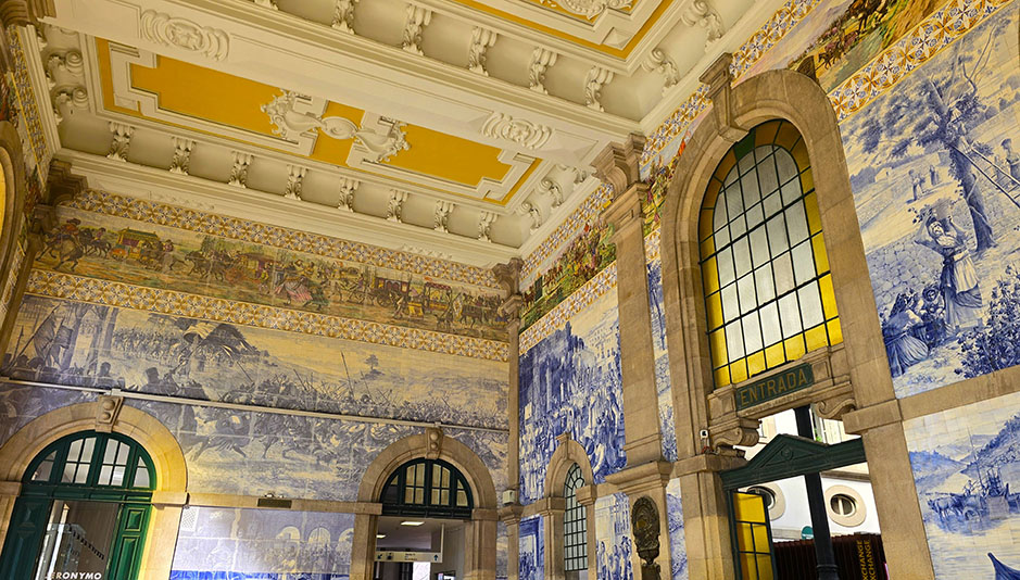 Estación de São Bento - Cómo ir del aeropuerto de Oporto al centro